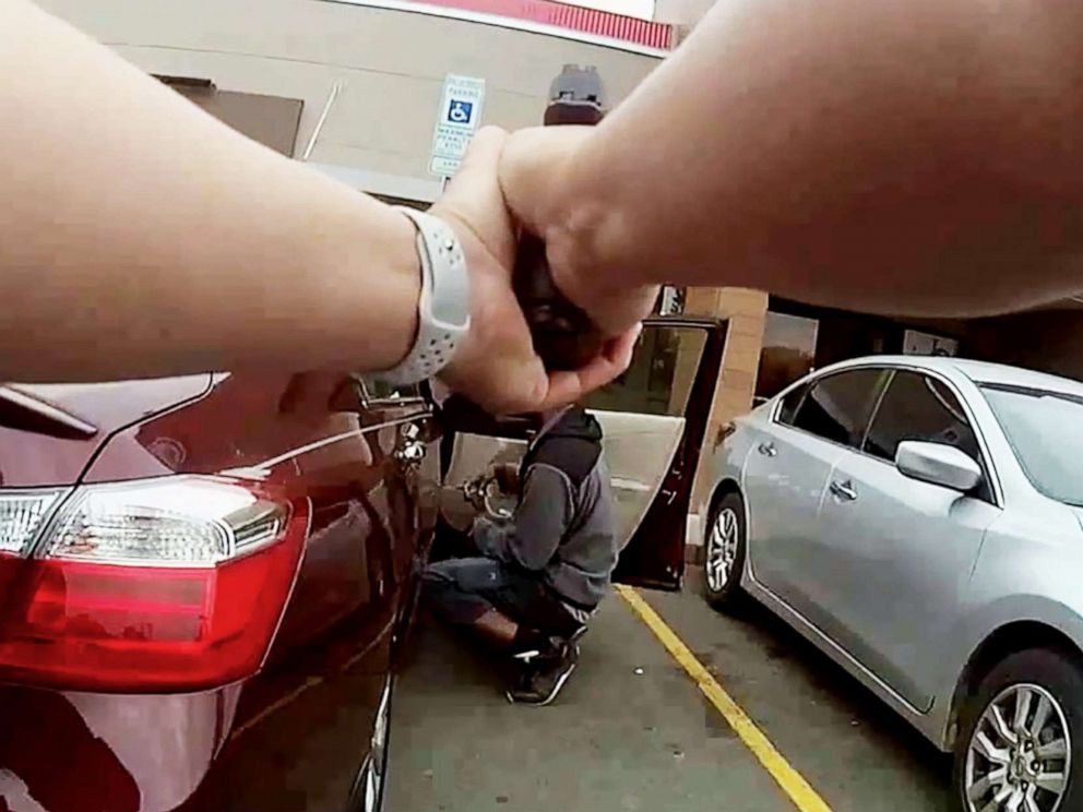 PHOTO: Body camera footage released by Charlotte-Mecklenburg Police Department from the scene of a deadly police shooting, March 25, 2019.