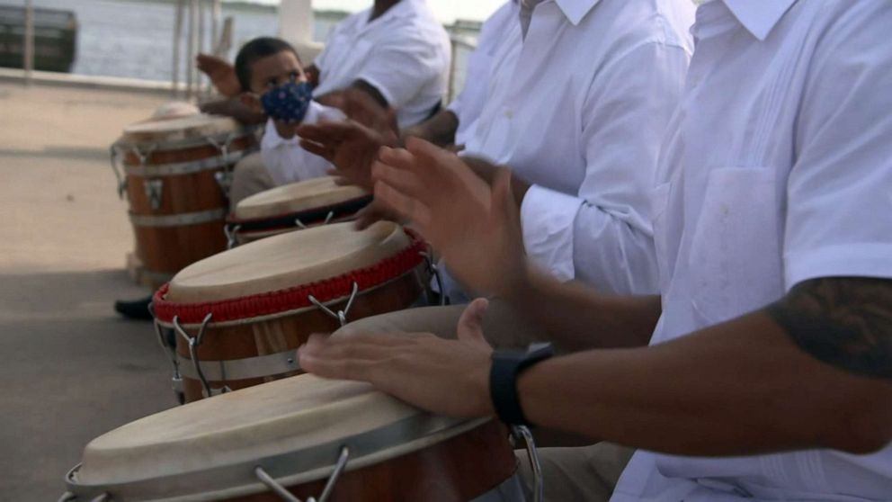 PHOTO: Bomba is a style of music that involves interactions between percussionists, dancers and singers.