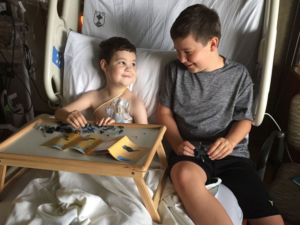 PHOTO: A.J. is photographed here with his brother, Nate, in this family photo.