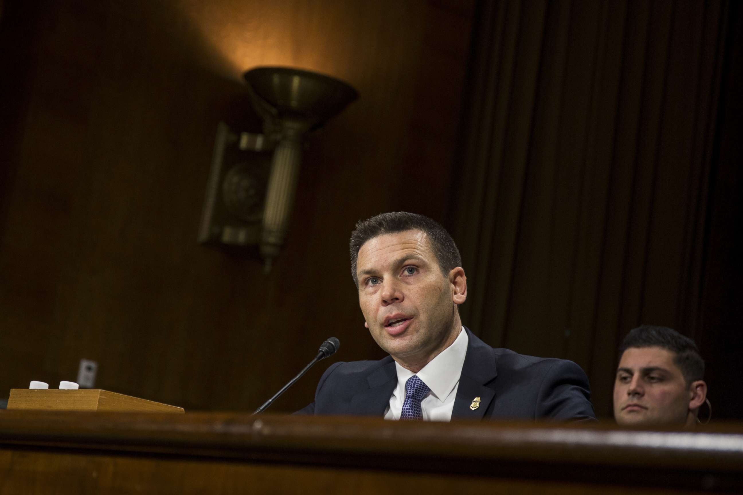 PHOTO: Commissioner of Customs and Border Protection Kevin McAleenan testifies during a Senate Judiciary Committee hearing, Dec. 11, 2018 in Washington, D.C. 