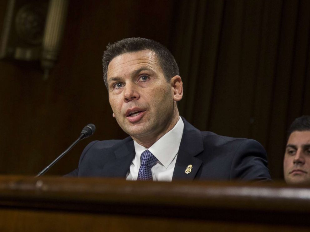   PHOTO: Customs and Border Commissioner Kevin McAleenan Testifies at a Senate Judiciary Committee Hearing on December 11, 2018 in Washington, DC 