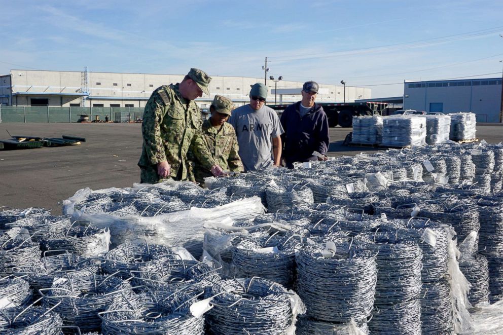 PHOTO: The military and civilian team at DLA Distribution San Joaquin is performing a visual of the outgoing shipment.