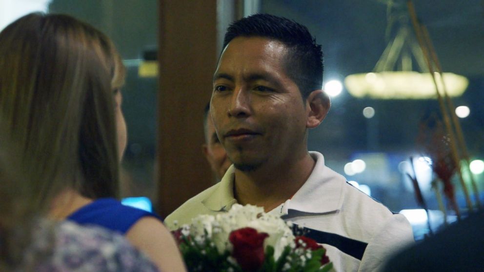 PHOTO: Elmer married his fiancee Delcy near the Mexico-U.S. border March 1, 2019.