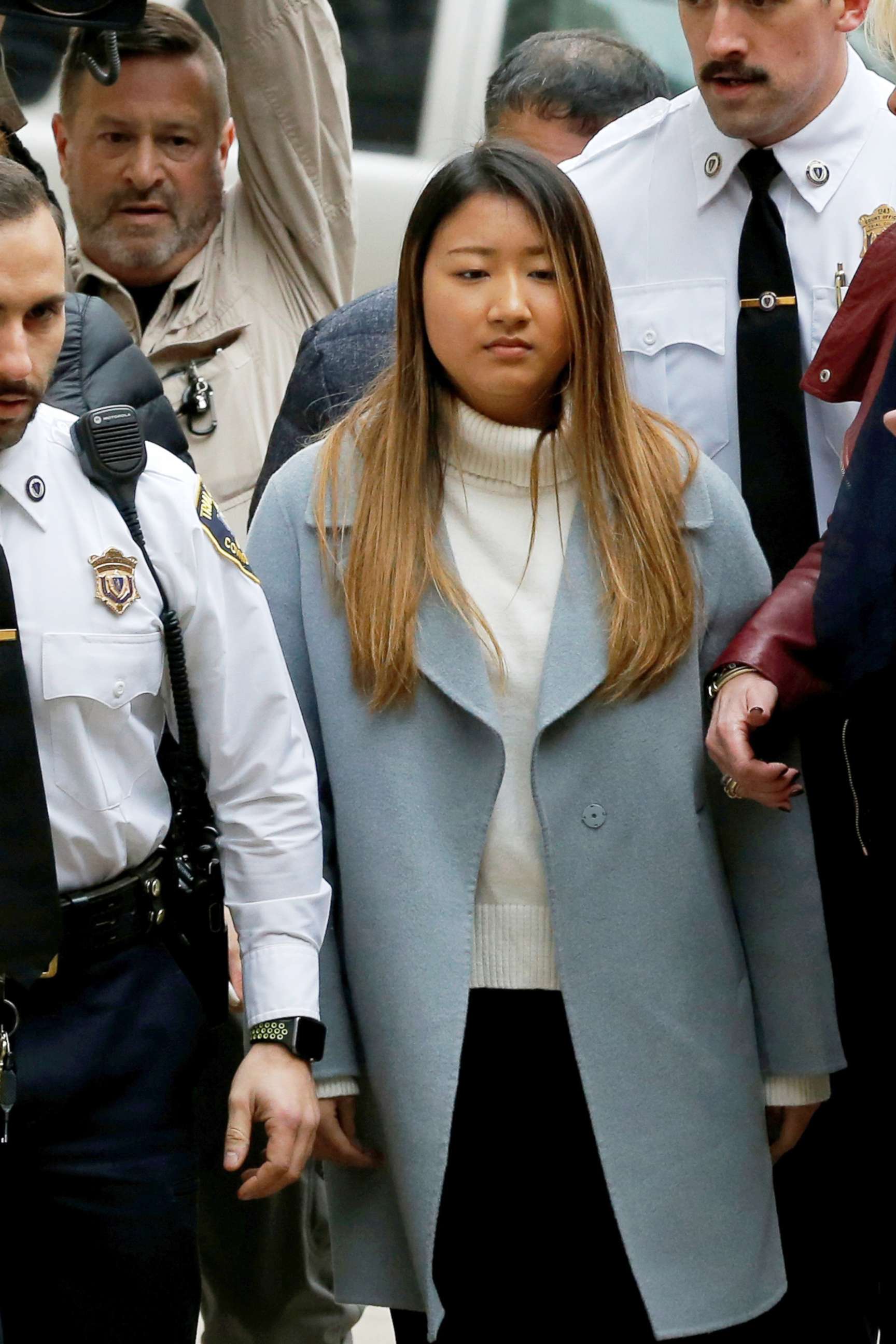 PHOTO: Inyoung You, a former Boston College student from South Korea, arrives in court to be arraigned on involuntary manslaughter charges in connection with the suicide of her boyfriend in Boston, Nov. 22, 2019.