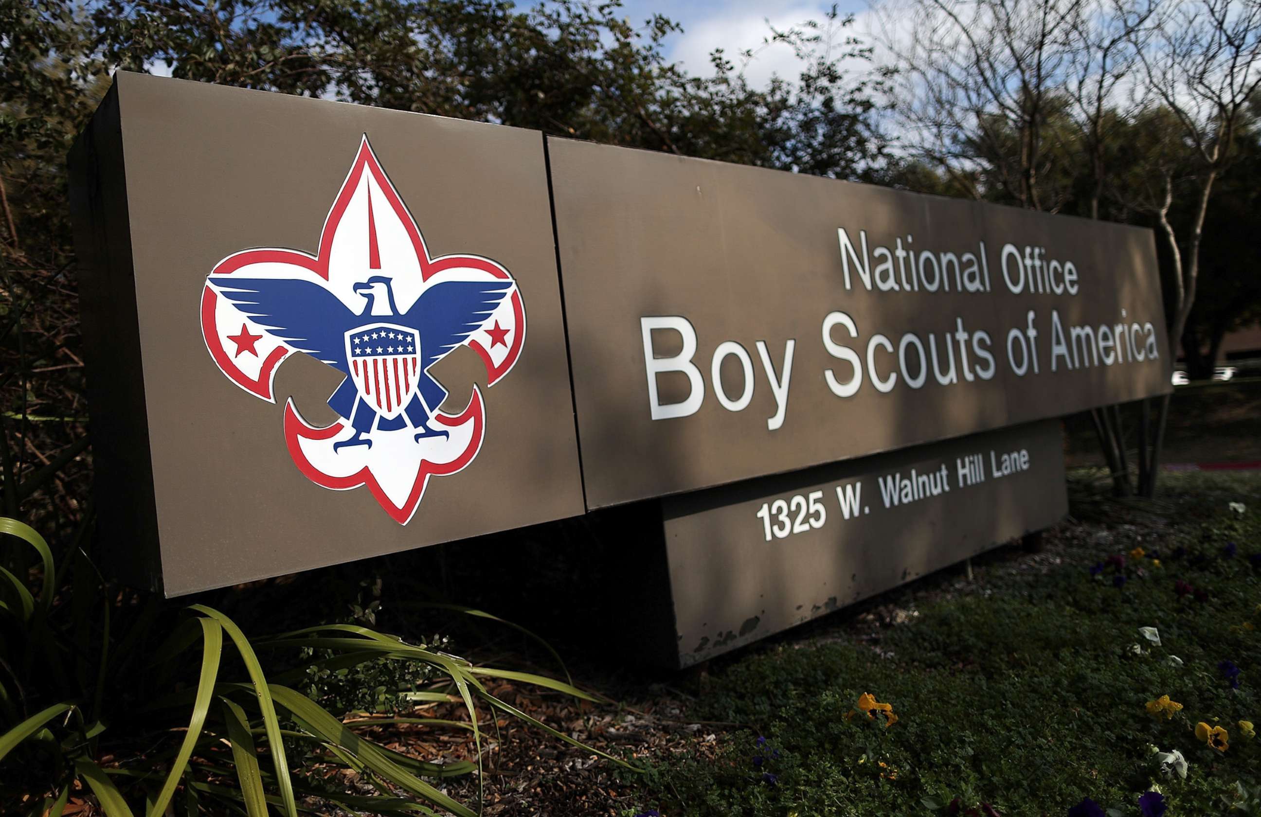 PHOTO: The Boy Scouts of America Headquarters sign, Feb. 4, 2013, in Irving, Texas.