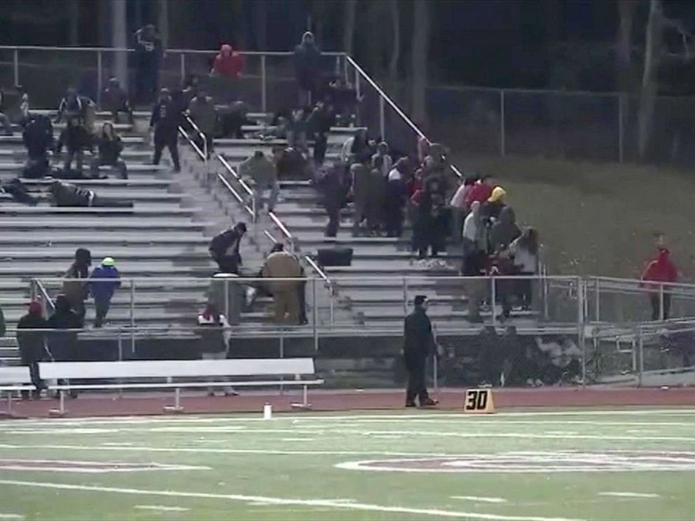 PHOTO: A 10-year-old boy was shot while attending a high school football game in New Jersey.