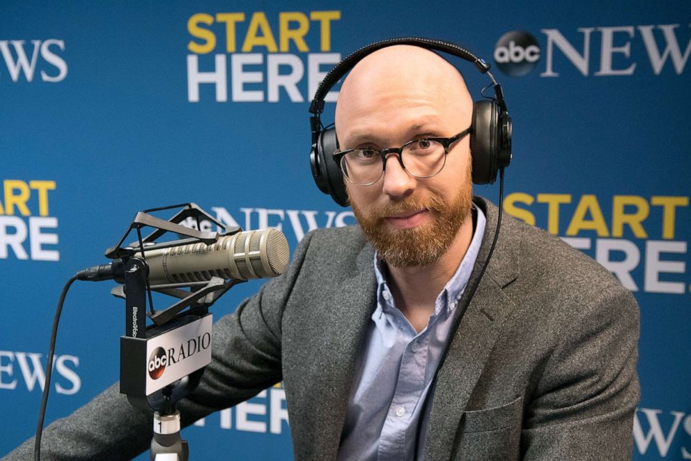 PHOTO: Brad Mielke, host of ABC's daily news podcast "Start Here."