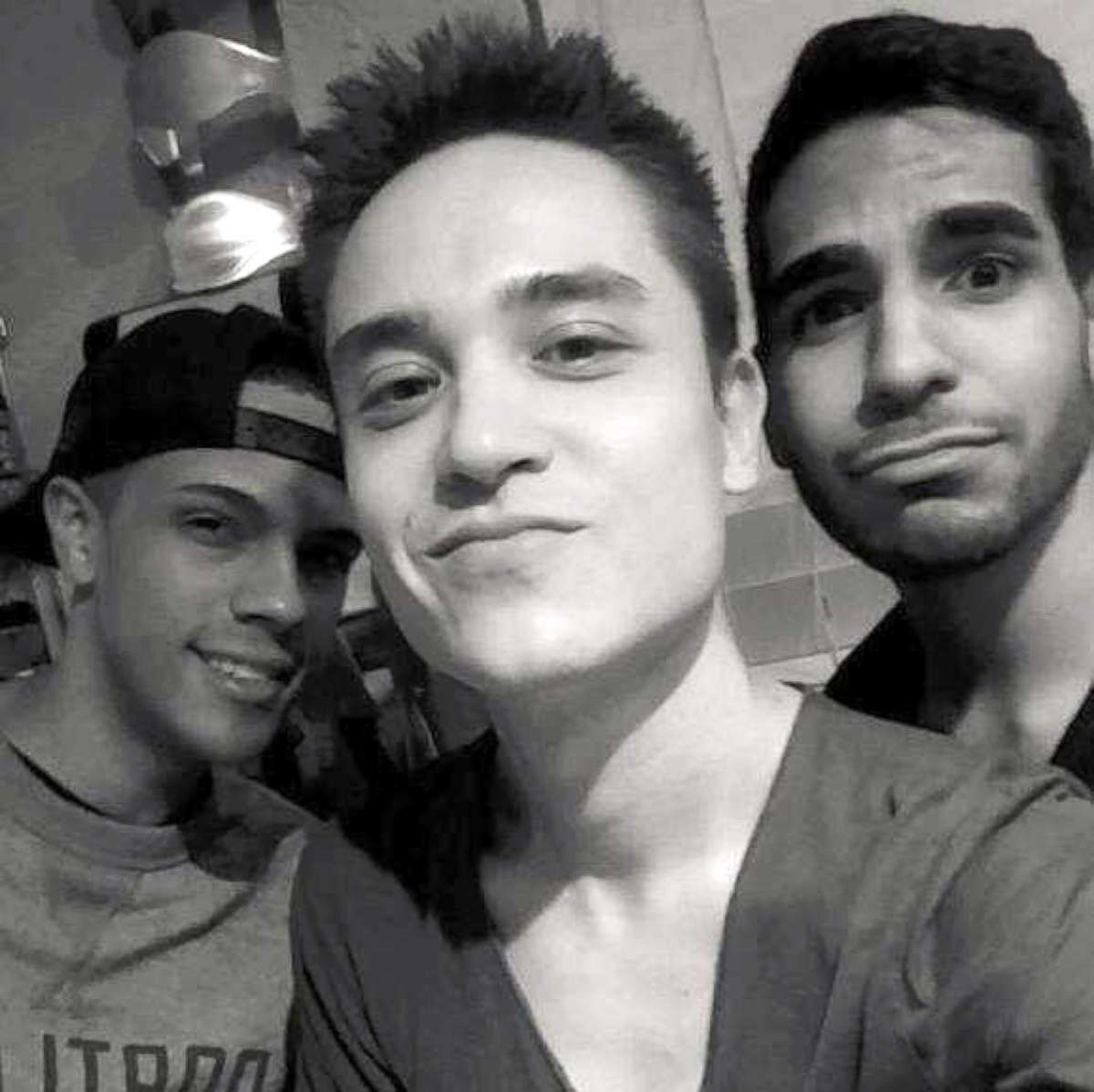 PHOTO: Seen from left to right, Brandon Wolf, Christopher "Drew" Leinonen and Juan Guerrero. Leinonen and Guerrero were killed among 49 men and women, along with 53 who were wounded at Pulse nightclub in Orlando, Fla., on the night of June 12, 2016. 
