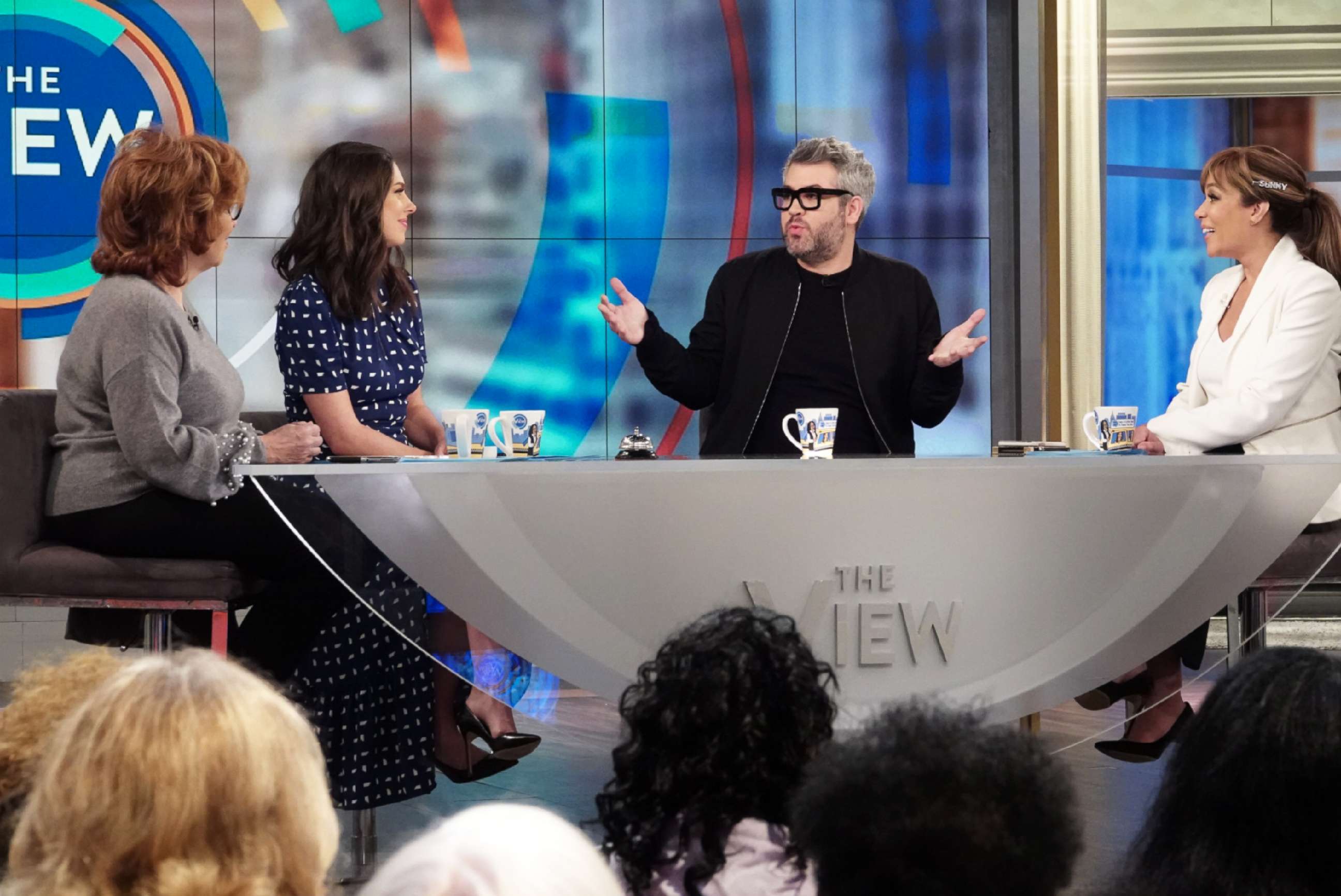 PHOTO: Celebrity stylist Brandon Maxwell, center, discusses his journey into fashion and dishes on the new season of "Project Runway" during his appearance on ABC's "The View", Dec. 5, 2019.