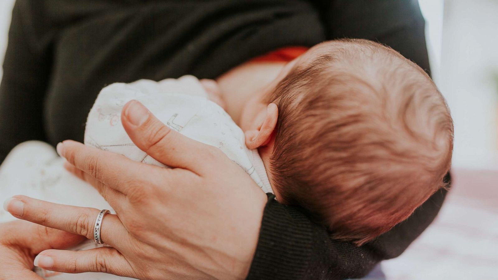 PHOTO: A woman is seen here breast feeding in this undated stock photo.