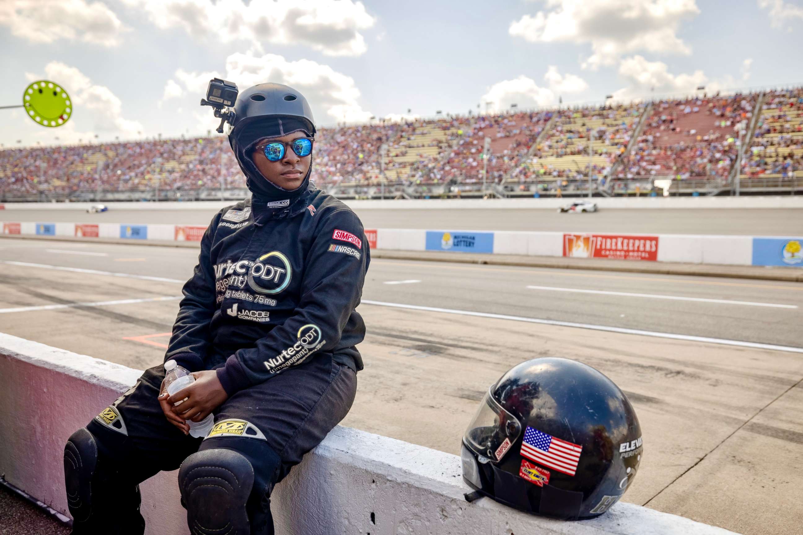 PHOTO: Brehanna Daniels is breaking down barriers in NASCAR.