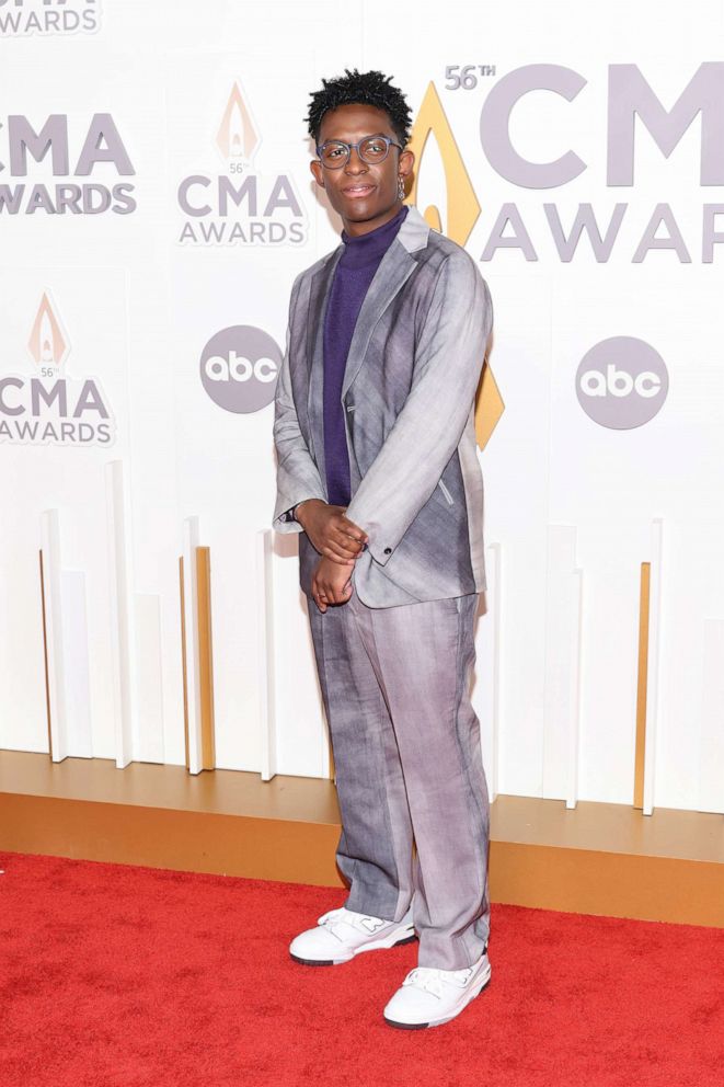 PHOTO: Breland attends the 56th Annual CMA Awards at Bridgestone Arena on Nov. 9, 2022, in Nashville, Tenn.