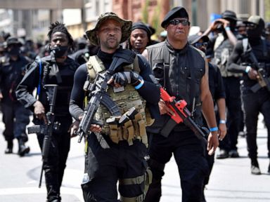 3 members of armed militia shot at Breonna Taylor protest