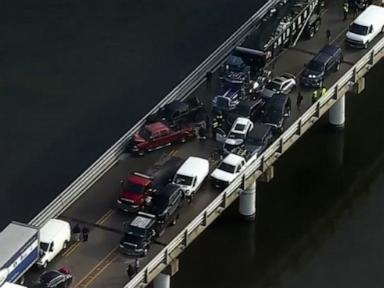 13 injured in multi-vehicle crash on Maryland’s Chesapeake Bay Bridge: Police