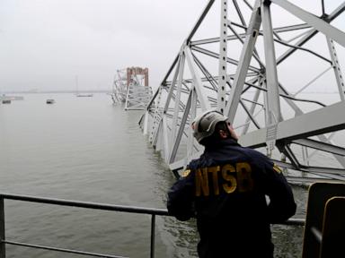 Bridge collapse live updates: First responders called out to people on bridge