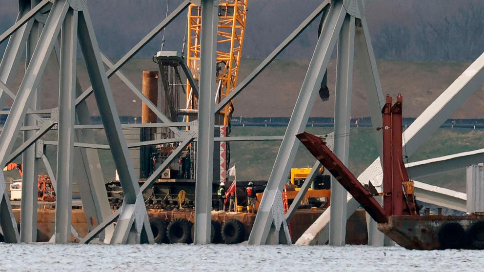 Baltimore Key Bridge collapse: Temporary channel opens for boats ...