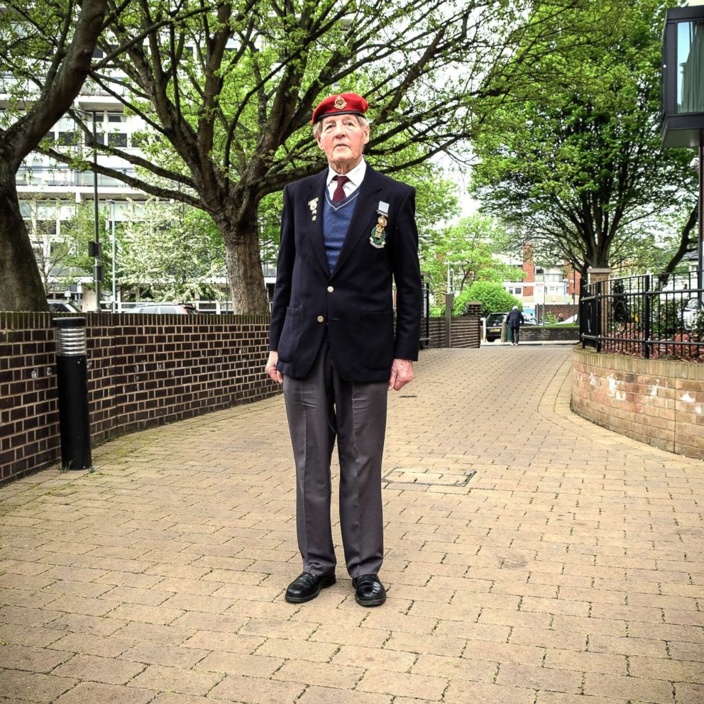 PHOTO: Jim Tate a Korean War Veteran who served in the Military Police during the conflict is pictured in London, April, 14, 2018.