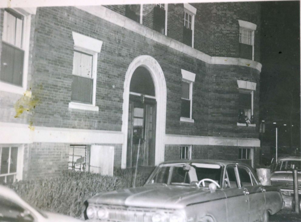 PHOTO: The exterior of a building where Jane Britton lived is seen in Cambridge, Massachusetts in January 1969.