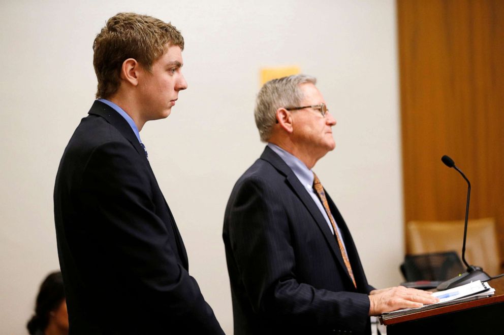 PHOTO: Brock Turner, 19, appears in the Palo Alto branch of Santa Clara County Superior Court court, March 30, 2015.