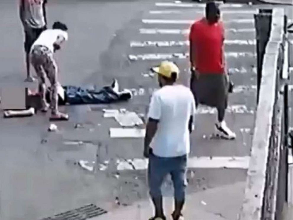 PHOTO: Two men are wanted for punching a 37-year-old man, knocking him unconscious at an intersection in the Bronx.