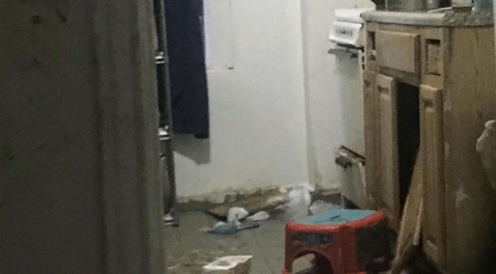 PHOTO: The scene at the house where a 5-year-old child was found home alone living in deplorable conditions in the Bronx, New York.