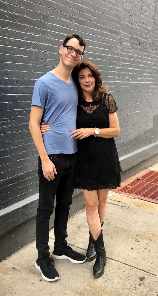 PHOTO: Brook Peters, pictured recently with his mother Michelle, was at school for his second day of kindergarten on Sept. 11, 2001. 