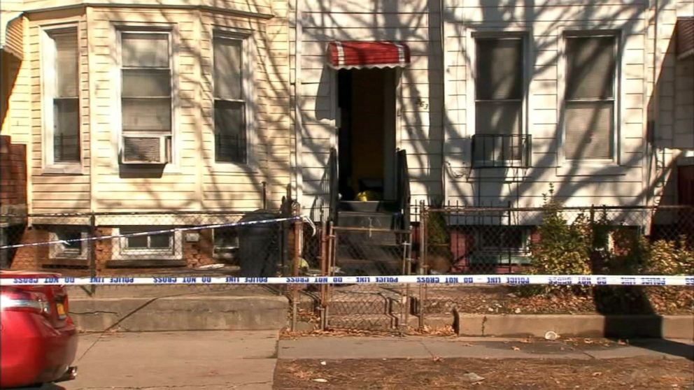 PHOTO: Police tape marks off the scene of a double murder in the Brooklyn borough of New York, Feb. 8, 2018.