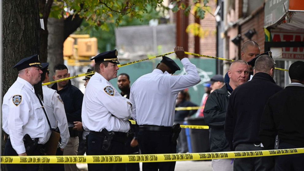 Police said they were called to the scene around 6:55 a.m. after reports of shots fired inside a gambling location, which was also described as a social club, in Brooklyn.