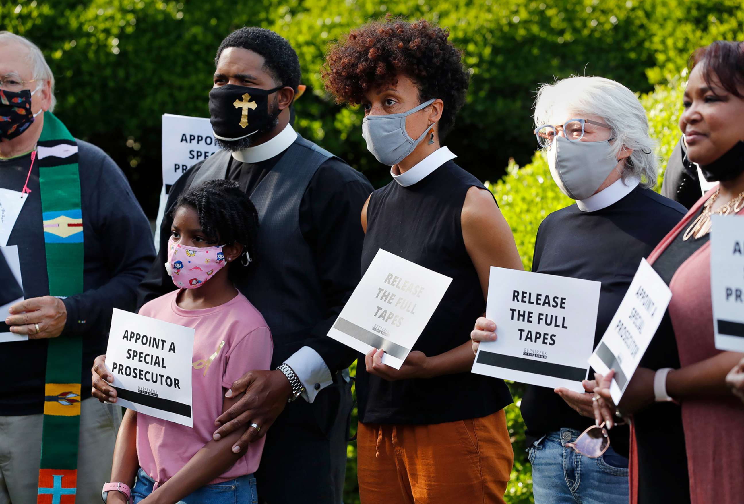 PHOTO: Church leaders and civil rights activists rally outside the N.C. Legislative Building in Raleigh, N.C., June 1, 2021, calling for justice and answers in Andrew Brown Jr.'s fatal shooting.