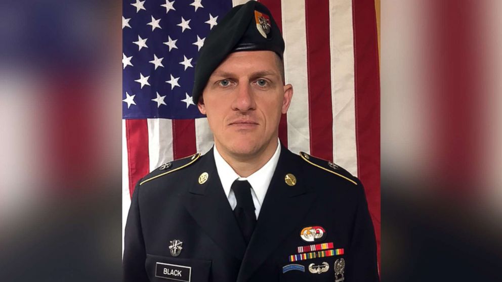 PHOTO: Staff Sgt. Bryan C. Black, 35, of Puyallup, Wa. is pictured in an undated handout image released by the US Army on Oct. 6, 2017.