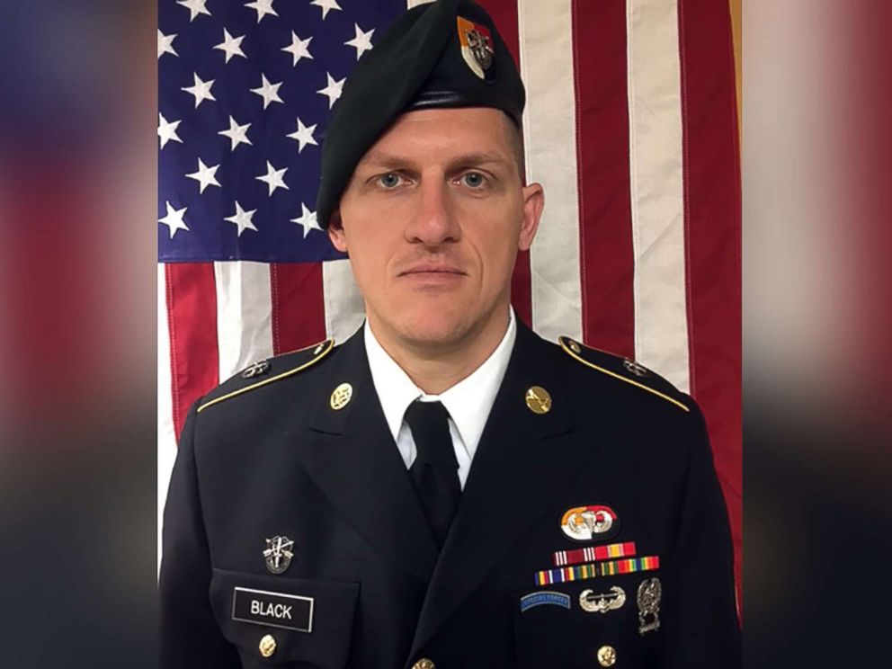 PHOTO: Staff Sgt. Bryan C. Black, 35, of Puyallup, Wa. is pictured in an undated handout image released by the US Army on Oct. 6, 2017.