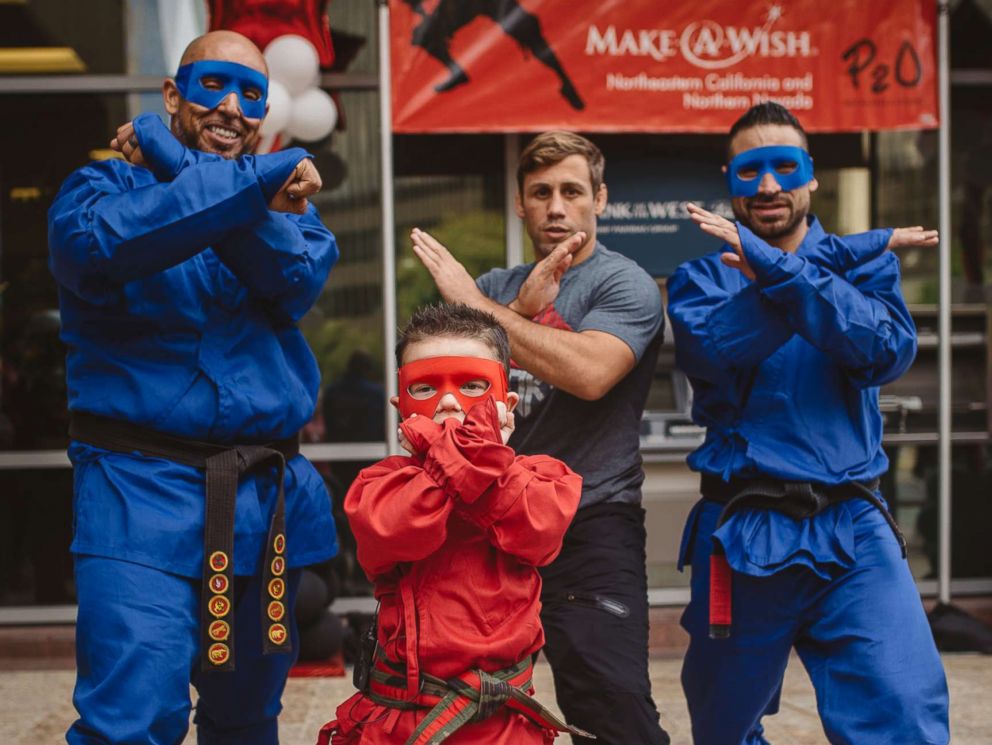 PHOTO: Bryant Mordinoia, 5, is battling a heart condition and wished for one thing: to be a ninja.