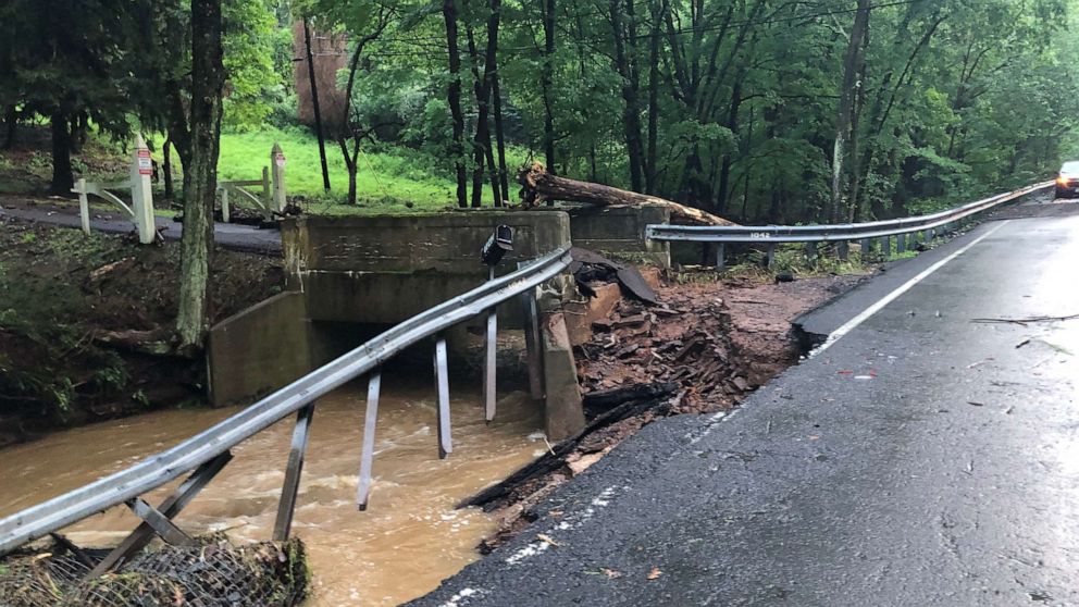 5 dead amid flooding in Pennsylvania, with 2 children reported missing