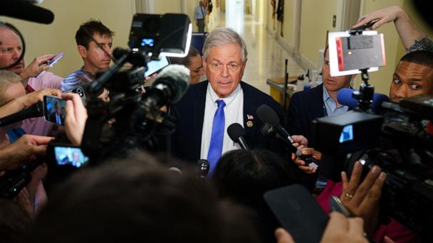 South Carolina Congressman Ralph Norman speaks to the media during the House Budget Committee markup of the reconciliation bill at the U.S. Capitol in Washington, May 16, 2025. 