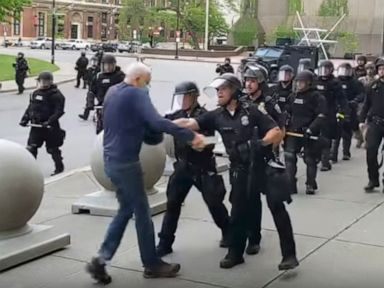 Buffalo police officers arrested after shoving 75-year-old protester: Sources