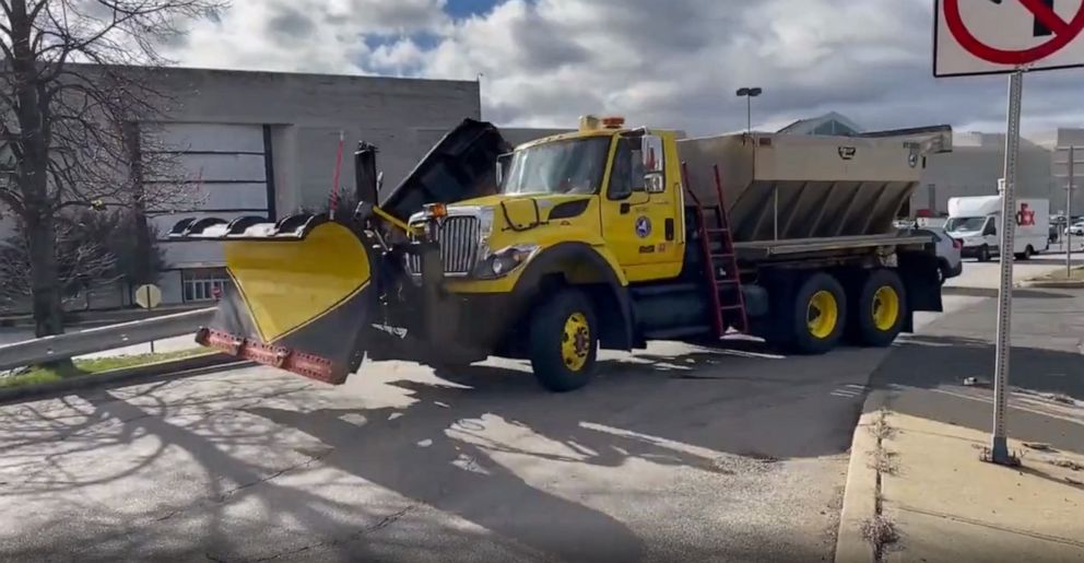 PHOTO: NY Division of Highway staff deploy to Buffalo ahead of the forecasted lake effect snowstorm, on Nov. 16, 2022.