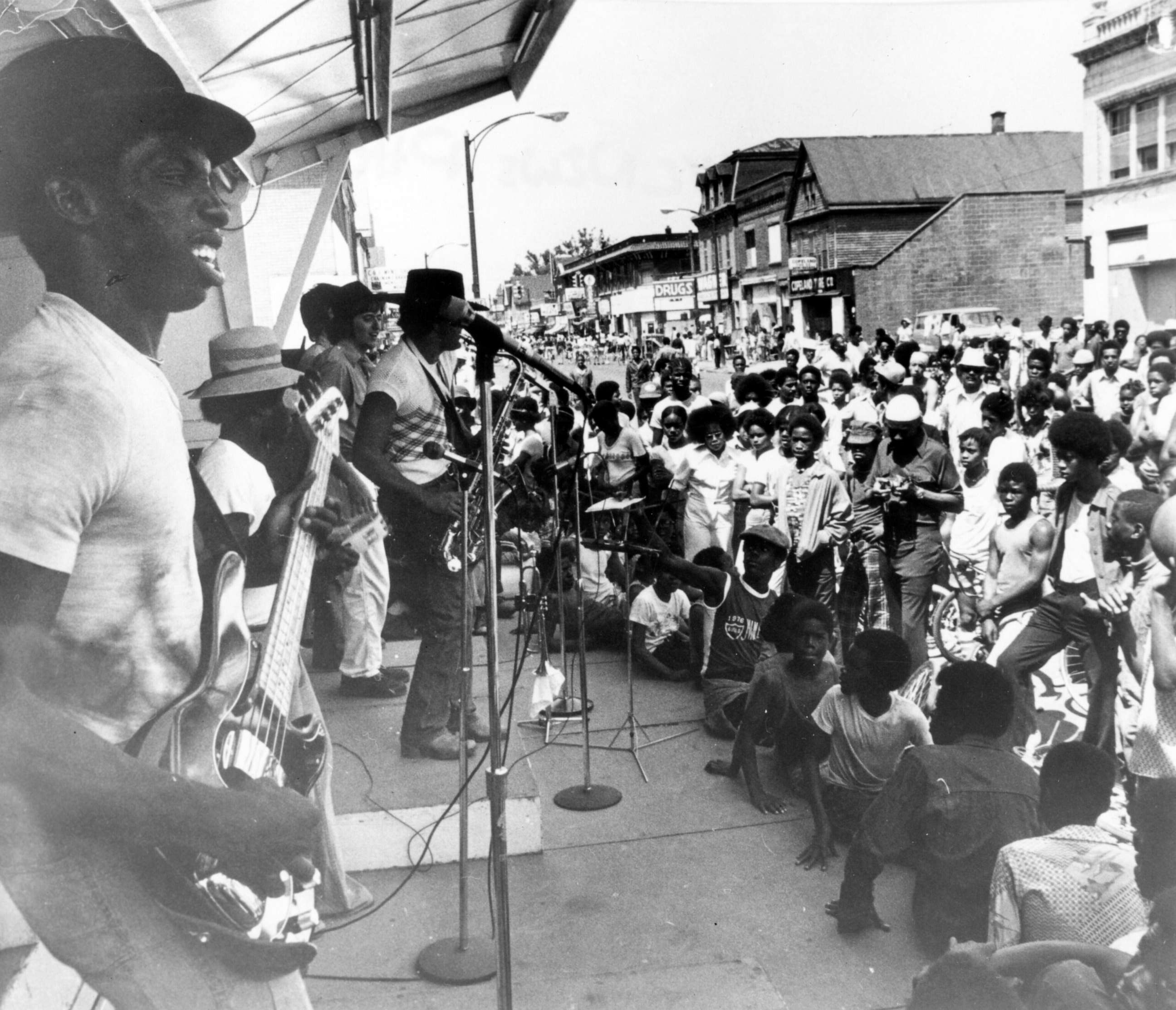 PHOTO: Juneteenth celebration along Jefferson Avenue, June 28, 1976, in Buffalo, New York.