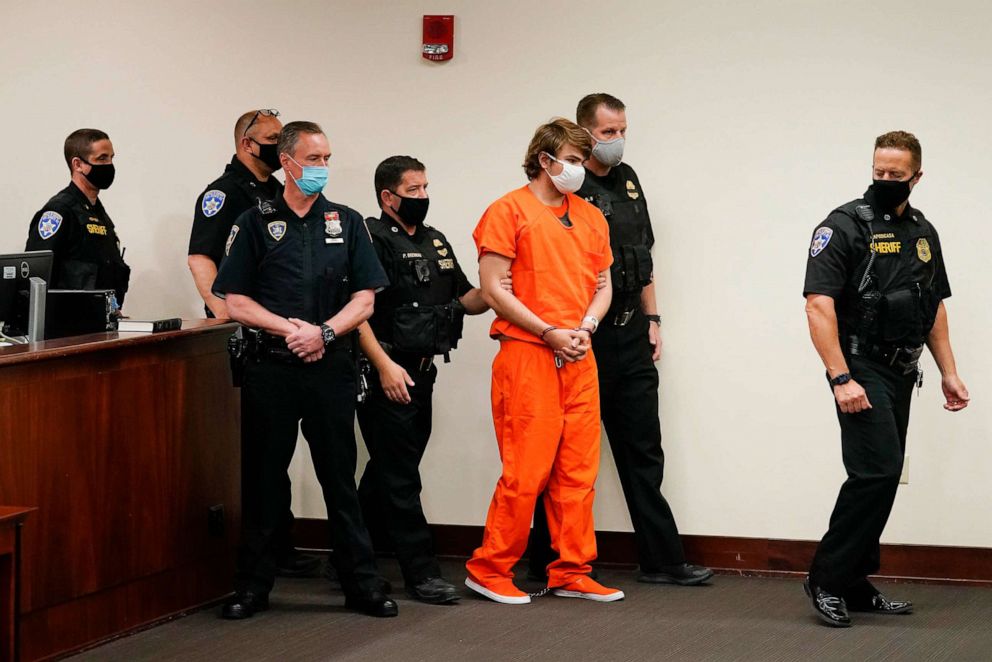 PHOTO: FILE - Peyton Gendron being put in court for a hearing at the Erie County Courthouse in Buffalo, New York, May 19, 2022.