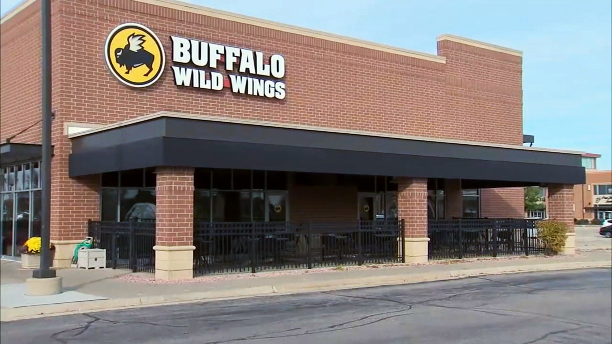 PHOTO: A Buffalo Wild Wings restaurant in Naperville, Ill., was the scene of an alleged racist incident on Nov. 2, 2019. 