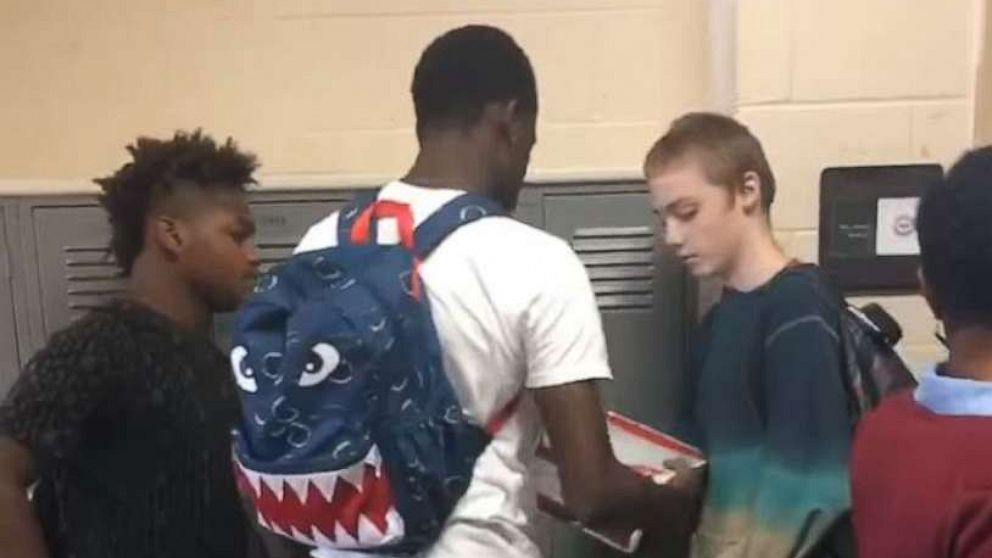 VIDEO: High school football players’ gifts to freshman who was bullied