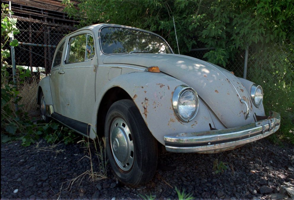 PHOTO: The 1968 Volkswagon Bug that belonged to serial killer Ted Bundy sits in the corner of a rental lot waiting for a buyer, July 15, 1997, in Salt Lake City.