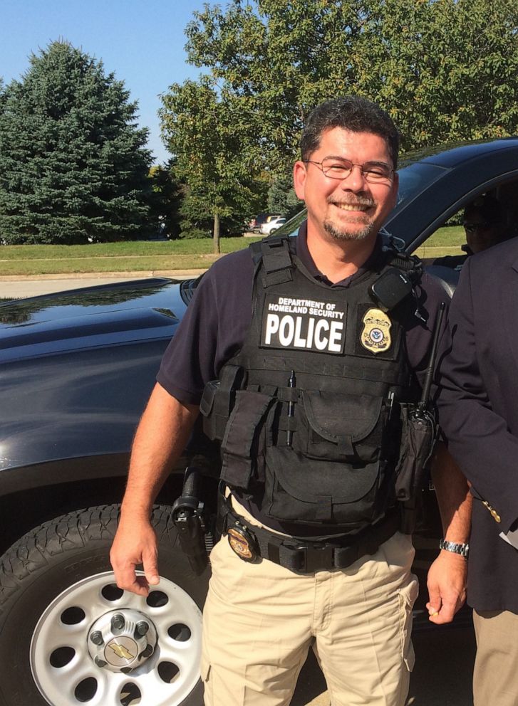 PHOTO: Former U.S. Marine Barry Burch, 52, who said he suffered a heart attack this summer after retiring from 15 years as a federal air marshal, is pictured in uniform in 2016.