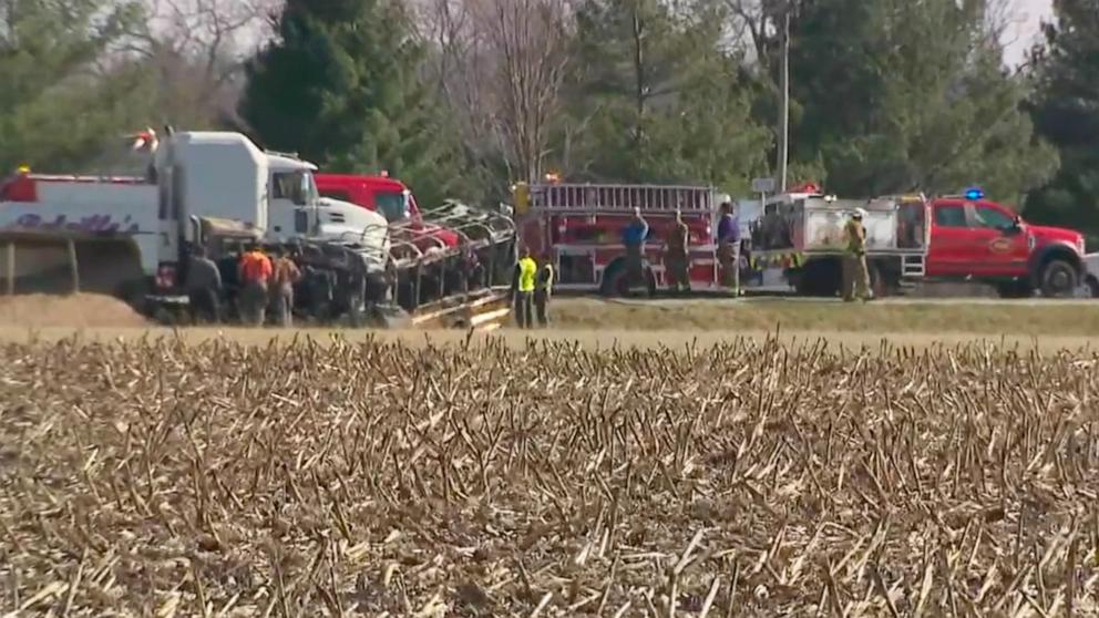3 children, 2 adults dead after school bus and semitruck collide in ...