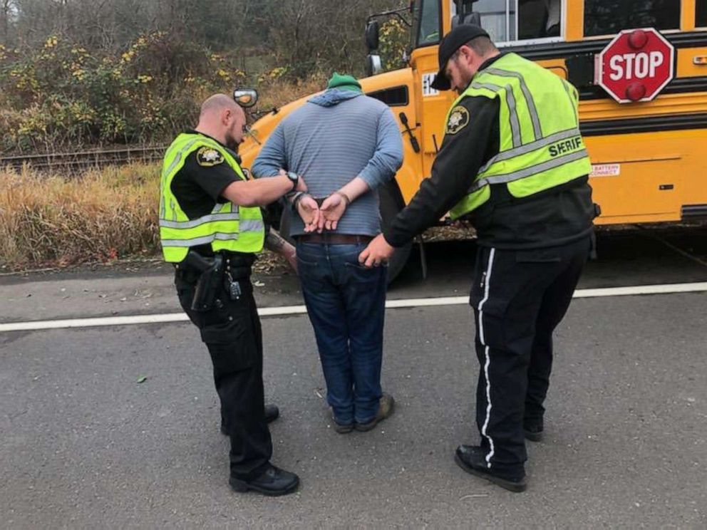 PHOTO: Authorities in Washington County, Oregon, arrested 20-year-old Jonathan C. Gates for DUI after he allegedly crashed a school bus with 10 children on board.