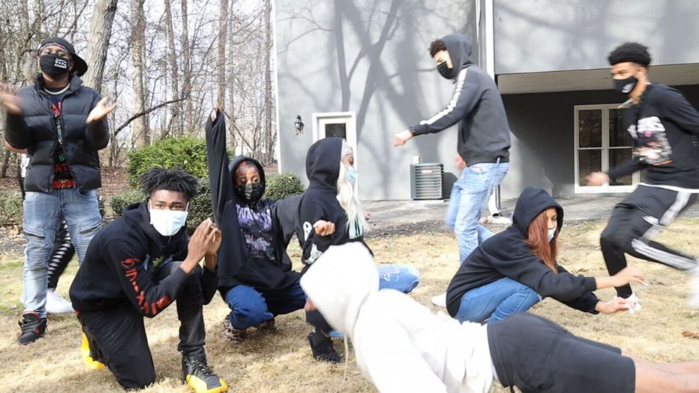 PHOTO: 35 Black creators, including comedians, actors, singers and dancers, live and work together across two mansions in Atlanta, Georgia.