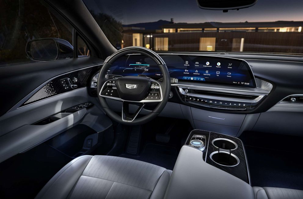 PHOTO: The interior of the 2023 Cadillac LYRIQ Debut Edition