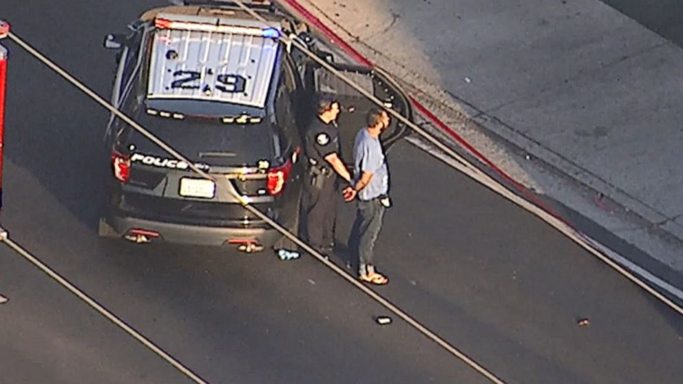 PHOTO: A 33-year-old man was arrested for stabbing four people to death in a crime spree covering Garden Grove and Santa Ana, Calif., on Wednesday, Aug. 7, 2019.