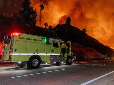 Celebrities showcase wildfire damage in LA, thank firefighters and first responders