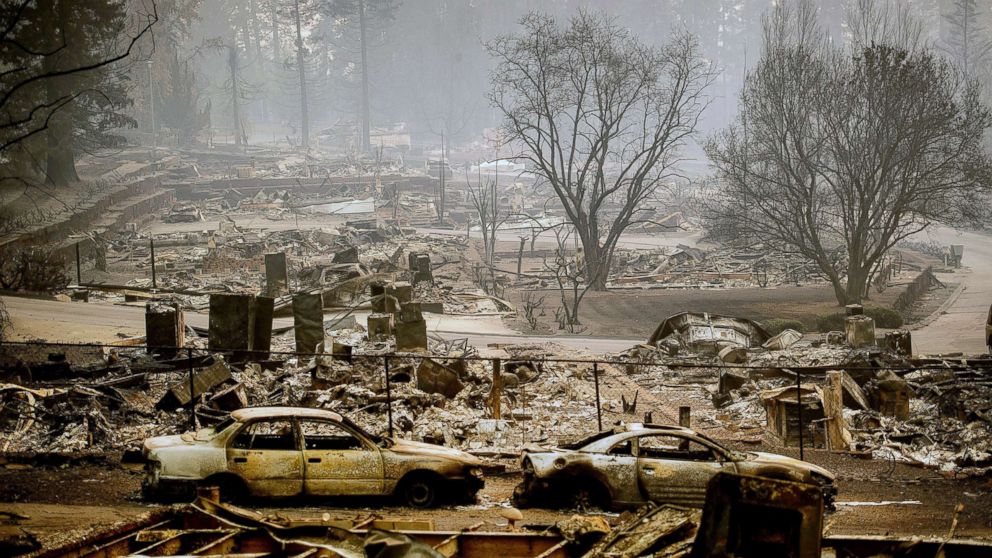 Hell November 'We drove through hell but we're lucky': Couple who lost home in fire ...