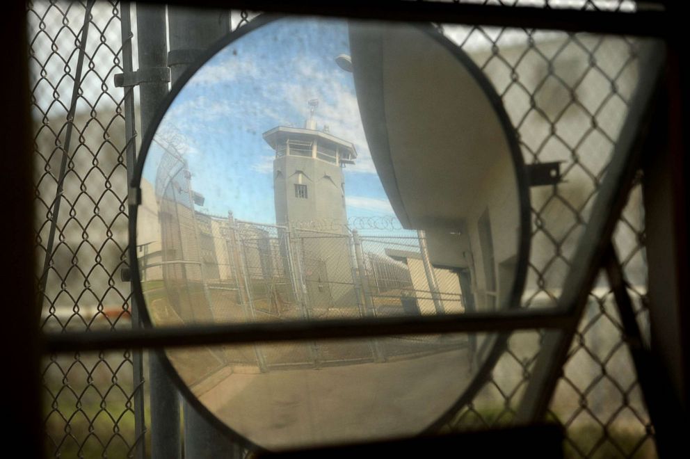PHOTO: A guard tower rises above Deuel Vocational Institution in Tracy, Calif., Oct. 11, 2012. 